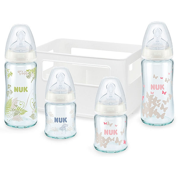 NUK GLASFLASCHEN SET SILIKON