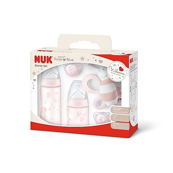 Nuk Starter Set Baby Rose 0-6 Monate