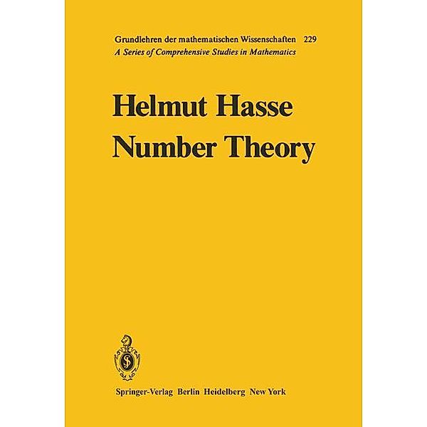 Number Theory, Helmut Hasse