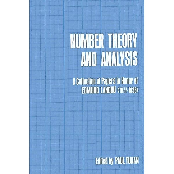 Number Theory and Analysis
