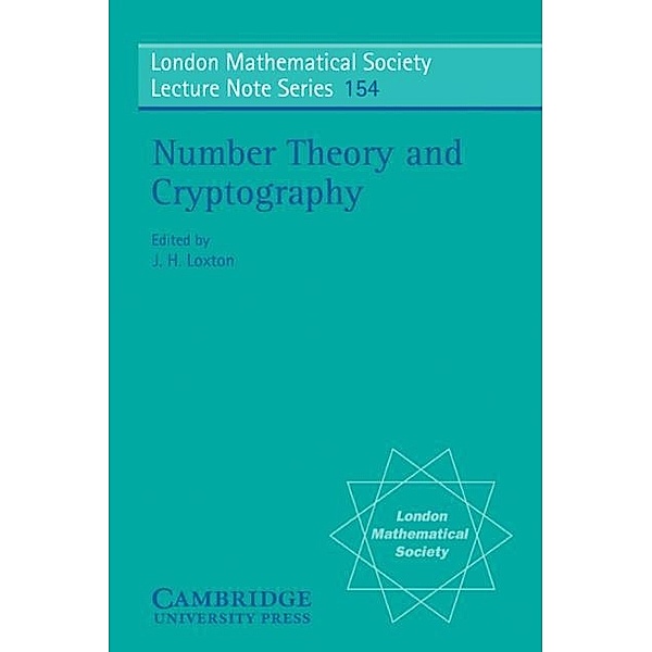 Number Theory and Cryptography, J. H. Loxton