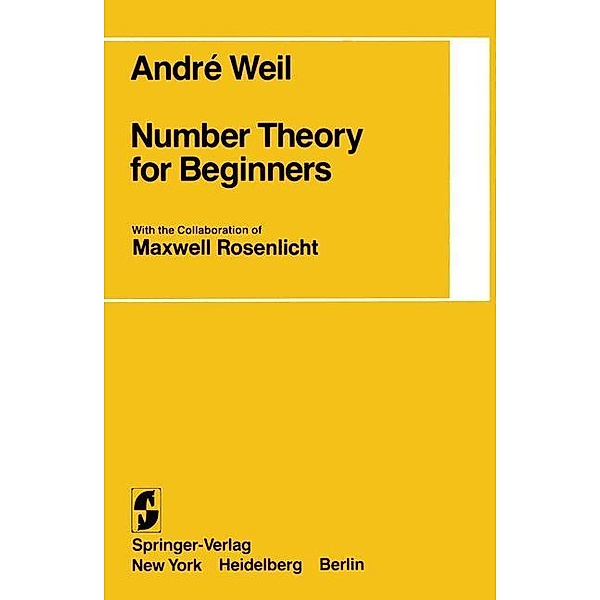 Number Theory for Beginners, Andre Weil