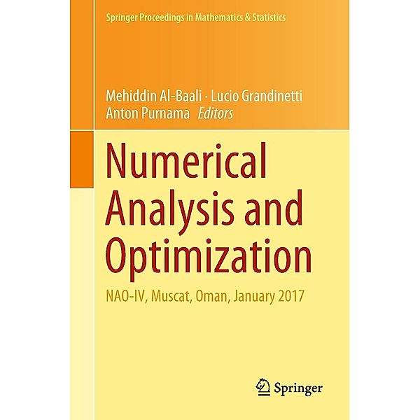 Numerical Analysis and Optimization / Springer Proceedings in Mathematics & Statistics Bd.235