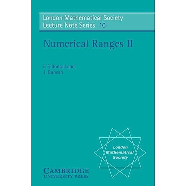 Numerical Ranges II, F. F. Bonsall