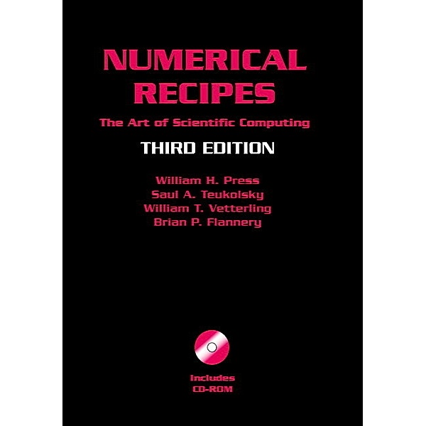 Numerical Recipes, w. CD-ROM, William H. Press, Saul A. Teukolsky, William T. Vetterling, Brian P. Flannery