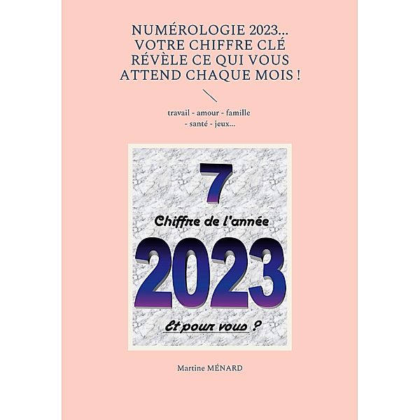 Numérologie 2023... Votre chiffre CLÉ révèle ce qui vous attend chaque mois !, Martine Ménard