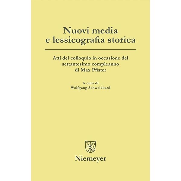 Nuovi media e lessicografia storica