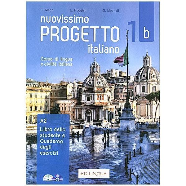 Nuovissimo Progetto Italiano 1 B (italiano) Lehr- und Arbeitsbuch mit DVD-Video und Audio-CD