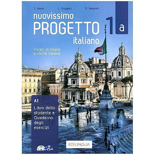 Nuovissimo Progetto Italiano / Nuovissimo Progetto Italiano 1 A (italiano) Lehr- und Arbeitsbuch mit DVD-Video und Audio-CD