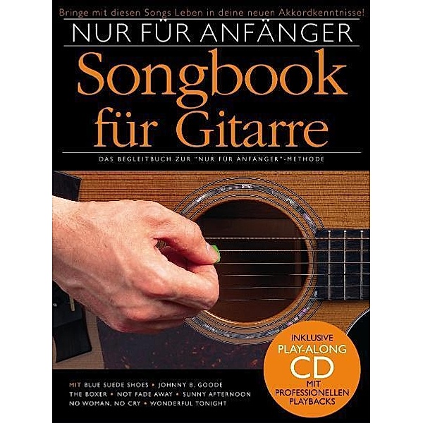 Nur für Anfänger, Songbook für Gitarre, m. Audio-CD.Bd.1, Play-Along
