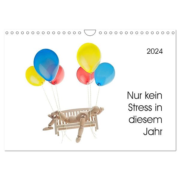 Nur kein Stress in diesem Jahr (Wandkalender 2024 DIN A4 quer), CALVENDO Monatskalender, Kerstin Waurick