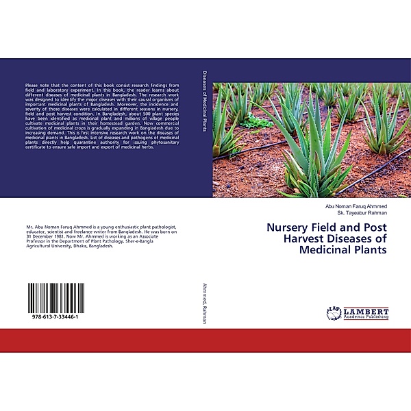 Nursery Field and Post Harvest Diseases of Medicinal Plants, Abu Noman Faruq Ahmmed, Sk. Tayeabur Rahman