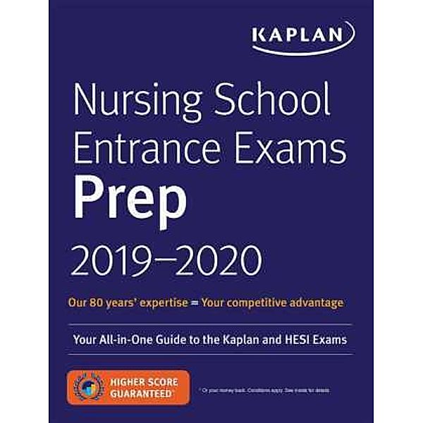 Nursing School Entrance Exams Prep 2019-2020, Kaplan Nursing