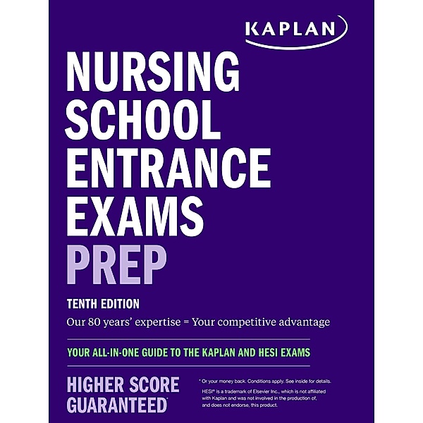 Nursing School Entrance Exams Prep, Nursing Kaplan