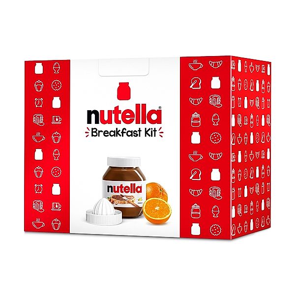 nutella Breakfast Kit (825g Glas + Saftpresse)