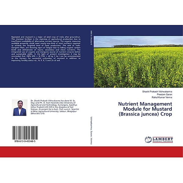 Nutrient Management Module for Mustard (Brassica juncea) Crop, Shashi Prakash Vishwakarma, Preetam Saran, Rahul Kumar Verma