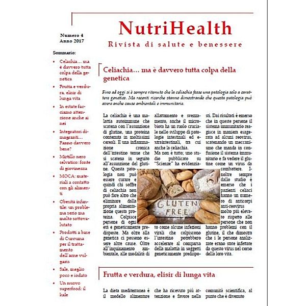 NutriHealth - Rivista di salute e benessere: NutriHealth, Roberta Graziano