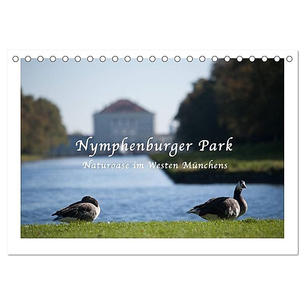 Nymphenburger Park (Tischkalender 2024 DIN A5 quer), CALVENDO Monatskalender, Bettina Haas