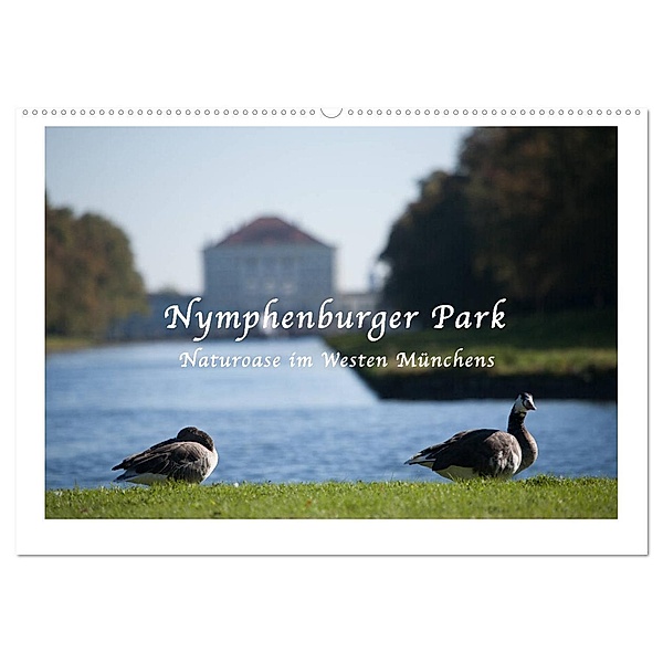 Nymphenburger Park (Wandkalender 2024 DIN A2 quer), CALVENDO Monatskalender, Bettina Haas