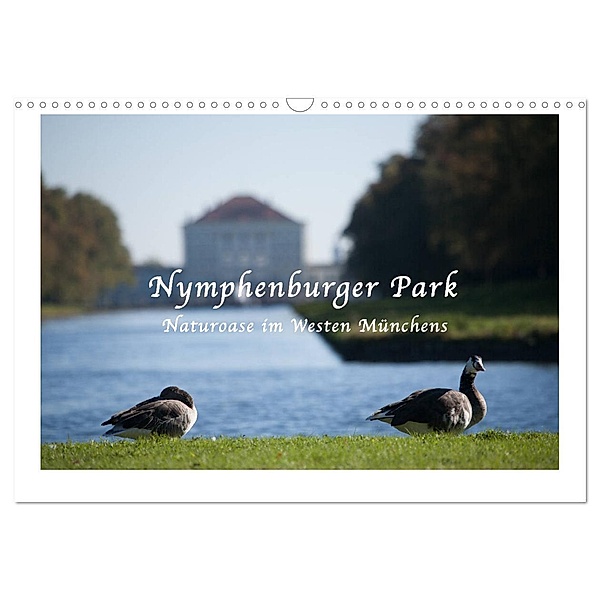 Nymphenburger Park (Wandkalender 2024 DIN A3 quer), CALVENDO Monatskalender, Bettina Haas