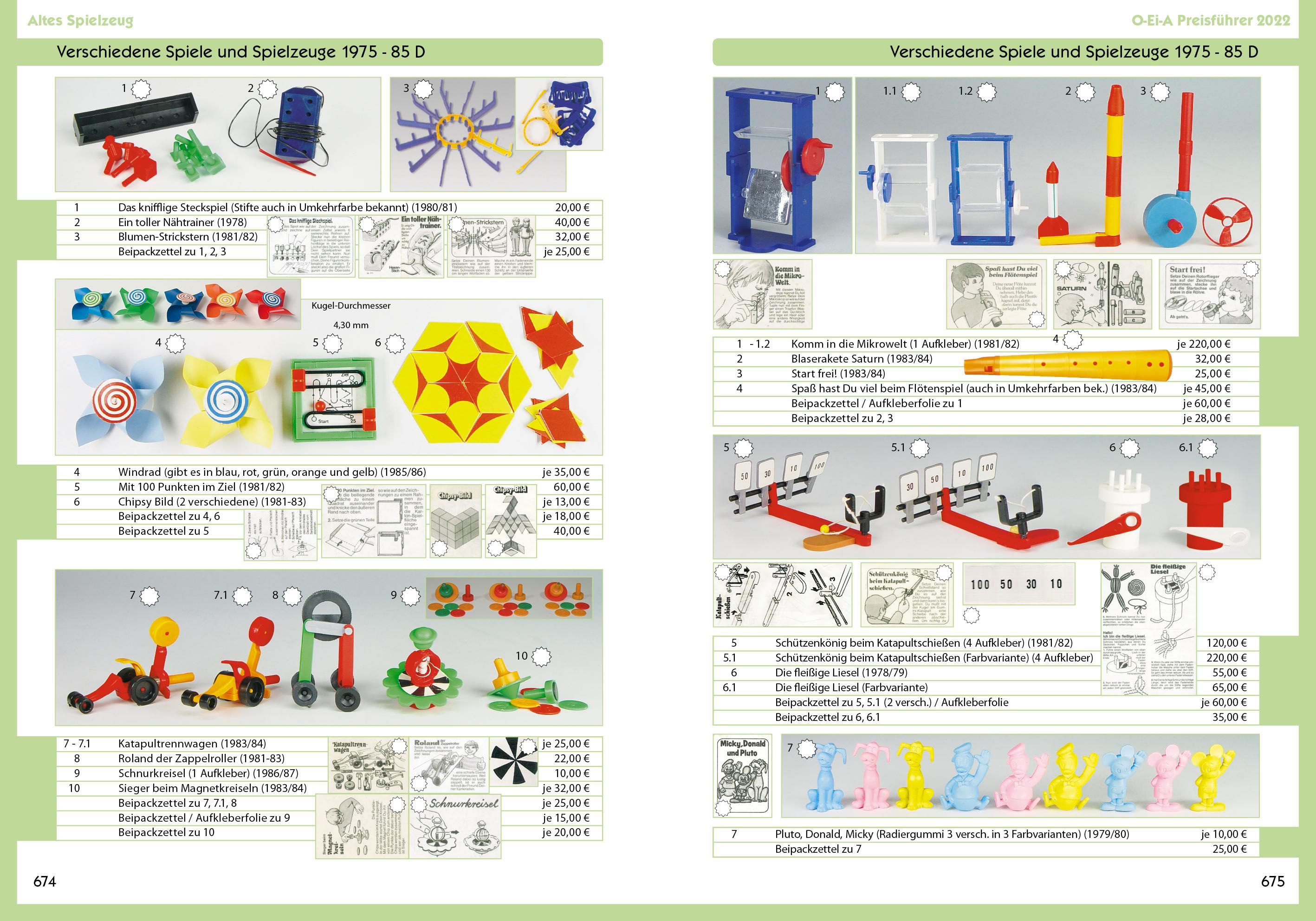 O-Ei-A Figuren O-Ei-A Spielzeug NEU!!! O-EI-A 2er Bundle 2020 Katalog 