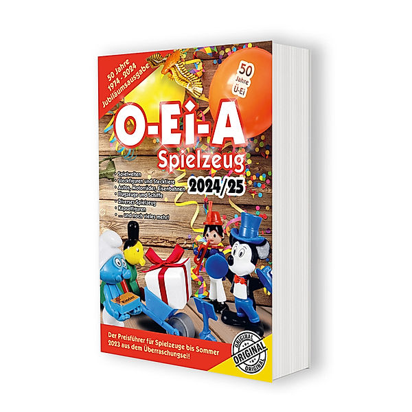 O-Ei-A Spielzeug 2024/25 - Der Preisführer für Spielzeuge aus dem Überraschungsei., André Feiler