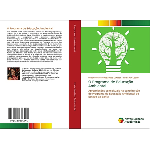 O Programa de Educação Ambiental, Rubenia Pereira Magalhães Cardoso, Luiz Artur Cestari