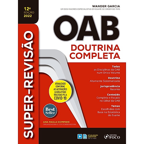 OAB Doutrina Completa / Super-revisão, Wander Garcia, Arthur Trigueiros, Bruna Vieira, Camilo Onoda Caldas, Eduardo Dompieri