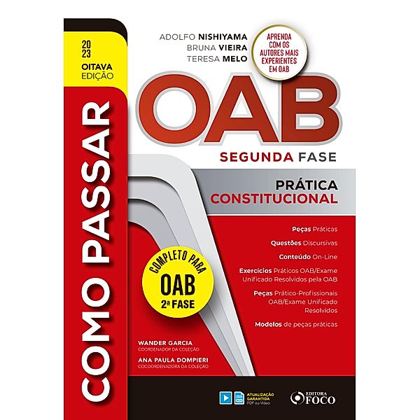 OAB Segunda Fase / Como passar, Adolfo Nishiyama, Bruna Vieira, Teresa Melo