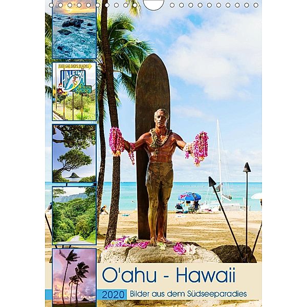 O'ahu - Hawaii, Bilder aus dem Südseeparadies (Wandkalender 2020 DIN A4 hoch), Christian Müller