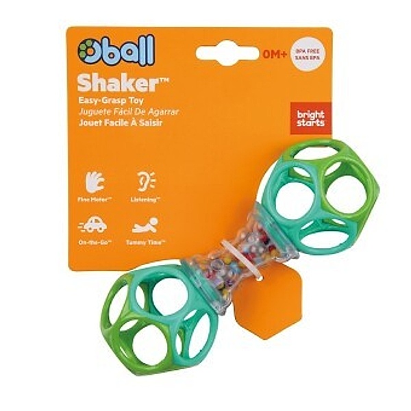 Oball Shaker - Ball- und Rasselspielzeug für unterwegs