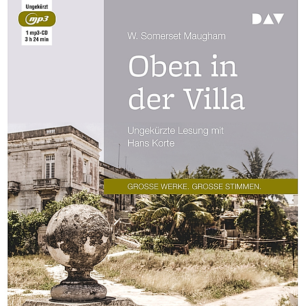 Oben in der Villa,1 Audio-CD, 1 MP3, William Somerset Maugham