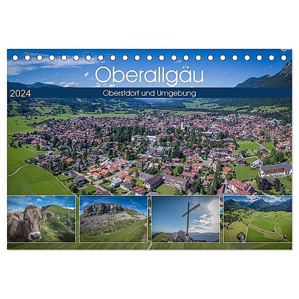 Oberallgäu - Oberstdorf und Umgebung (Tischkalender 2024 DIN A5 quer), CALVENDO Monatskalender, Stefan Mosert