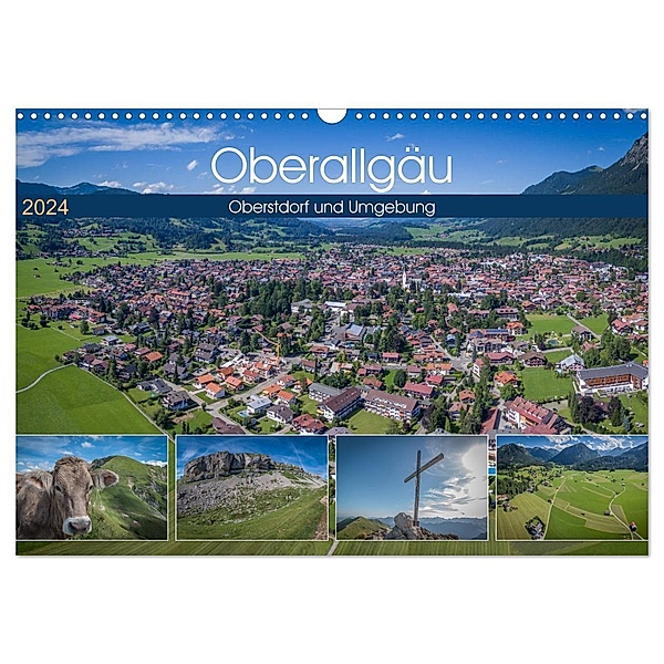 Oberallgäu - Oberstdorf und Umgebung (Wandkalender 2024 DIN A3 quer), CALVENDO Monatskalender, Stefan Mosert