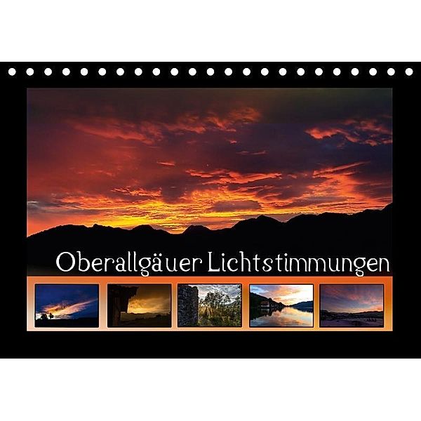 Oberallgäuer Lichtstimmungen (Tischkalender 2017 DIN A5 quer), Matthias Haberstock