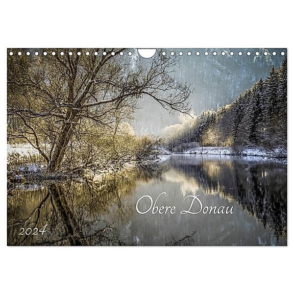 Obere Donau (Wandkalender 2024 DIN A4 quer), CALVENDO Monatskalender, Christine Horn