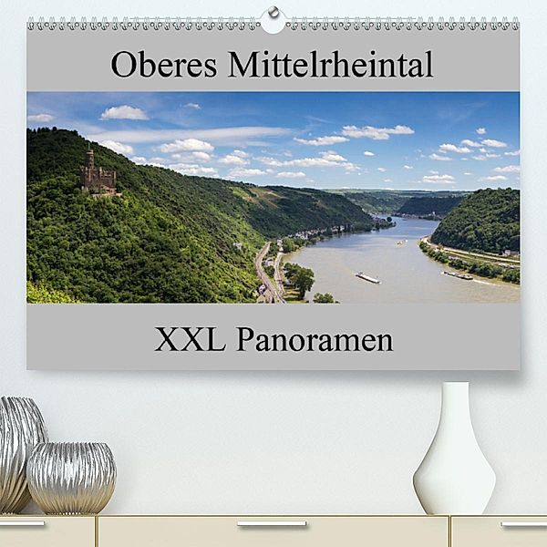 Oberes Mittelrheintal - XXL Panoramen (Premium-Kalender 2020 DIN A2 quer), Juergen Schonnop
