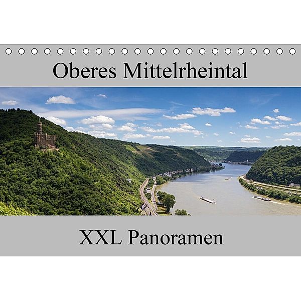 Oberes Mittelrheintal - XXL Panoramen (Tischkalender 2021 DIN A5 quer), Juergen Schonnop