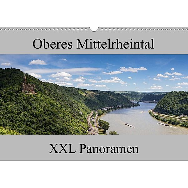 Oberes Mittelrheintal - XXL Panoramen (Wandkalender 2023 DIN A3 quer), Juergen Schonnop