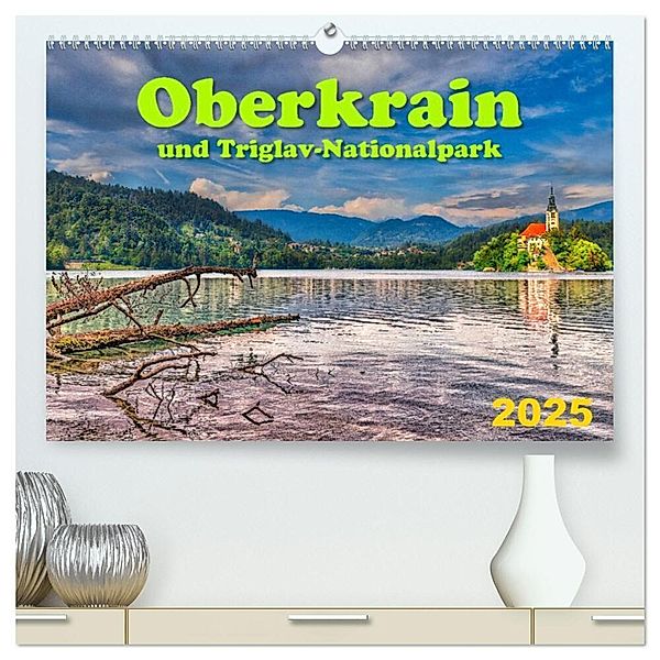 Oberkrain und Triglav-Nationalpark (hochwertiger Premium Wandkalender 2025 DIN A2 quer), Kunstdruck in Hochglanz, Calvendo, Werner Braun