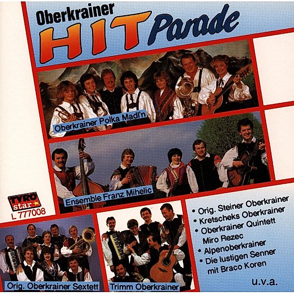 Oberkrainer Hitparade, Diverse Interpreten