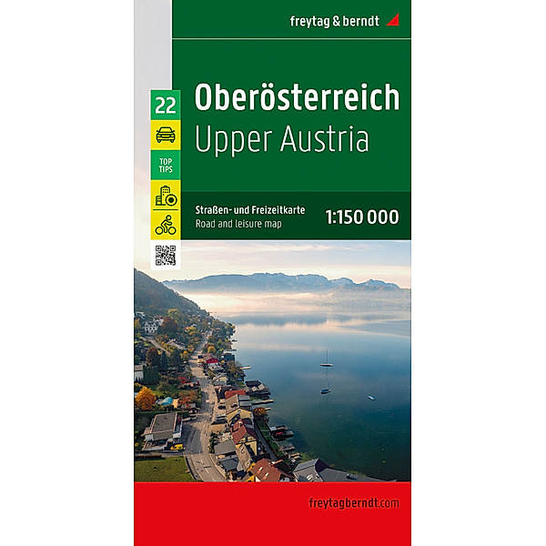 Oberösterreich, Strassen- und Freizeitkarte 1:150.000, freytag & berndt