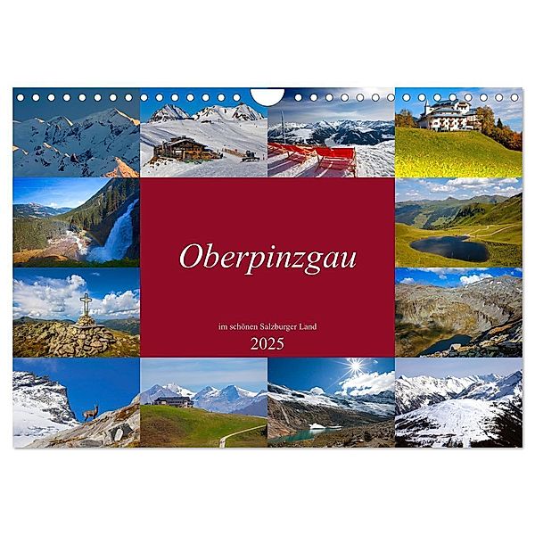 Oberpinzgau (Wandkalender 2025 DIN A4 quer), CALVENDO Monatskalender, Calvendo, Christa Kramer
