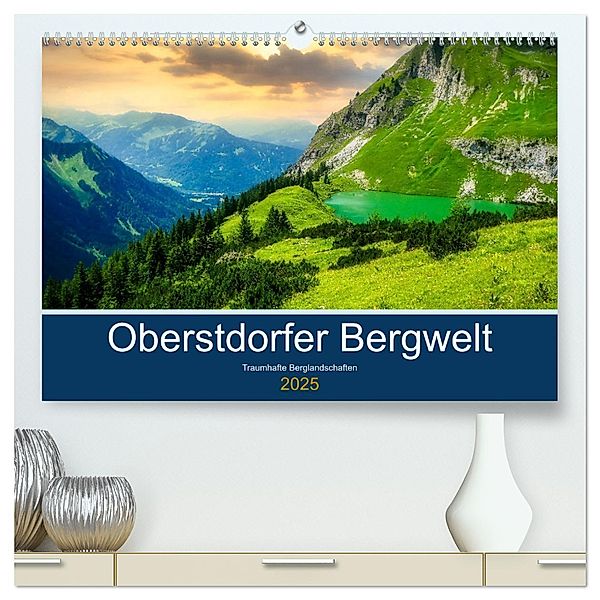 Oberstdorfer Bergwelt (hochwertiger Premium Wandkalender 2025 DIN A2 quer), Kunstdruck in Hochglanz, Calvendo, Thorsten Kleinfeld