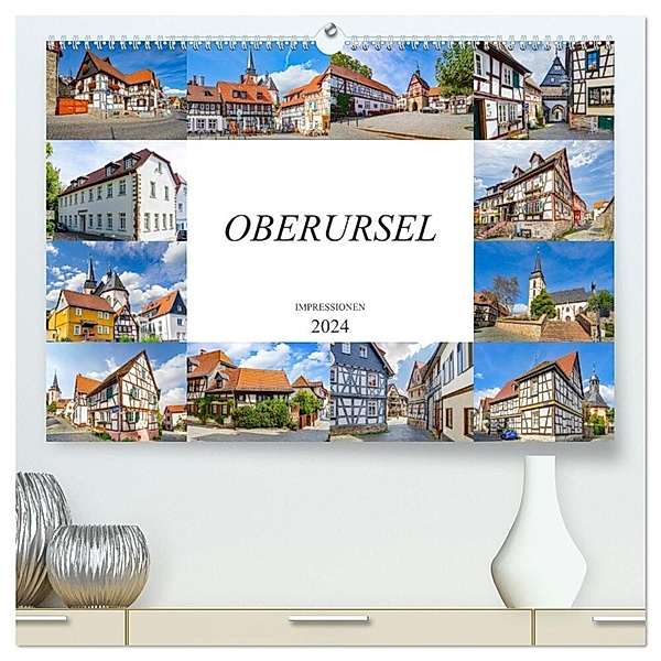 Oberursel Impressionen (hochwertiger Premium Wandkalender 2024 DIN A2 quer), Kunstdruck in Hochglanz, Dirk Meutzner