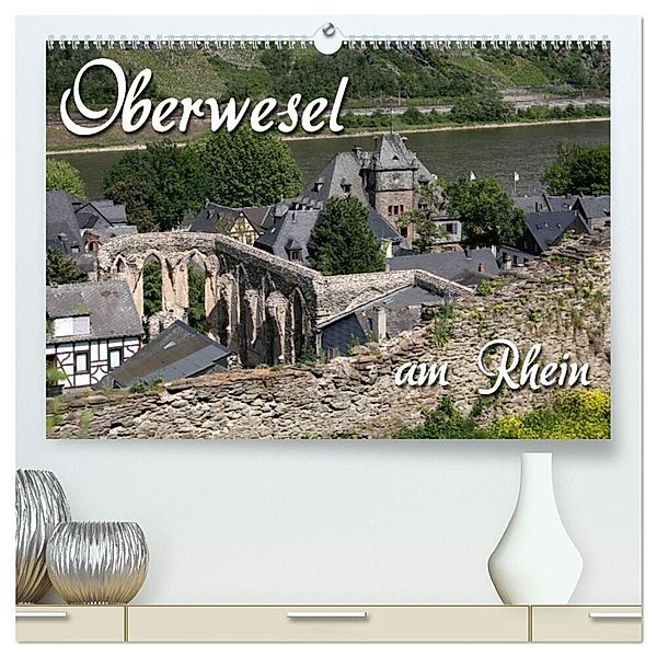 Oberwesel am Rhein (hochwertiger Premium Wandkalender 2024 DIN A2 quer), Kunstdruck in Hochglanz, Martina Berg