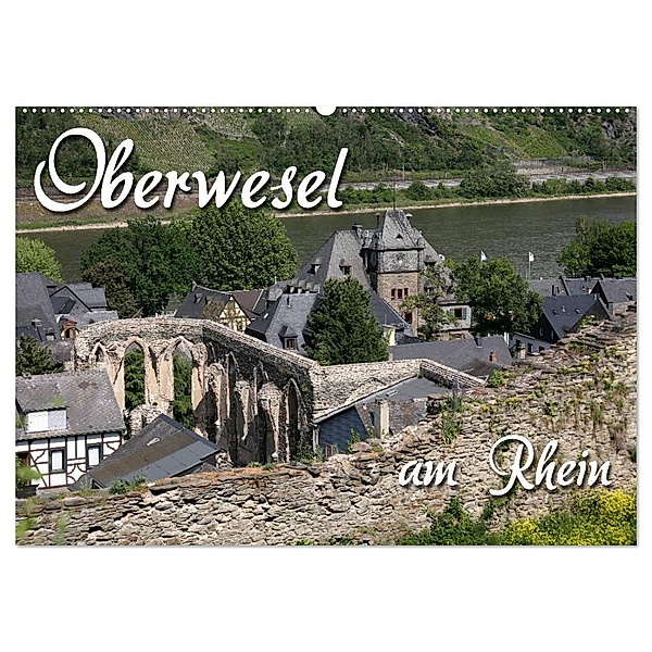 Oberwesel am Rhein (Wandkalender 2024 DIN A2 quer), CALVENDO Monatskalender, Martina Berg