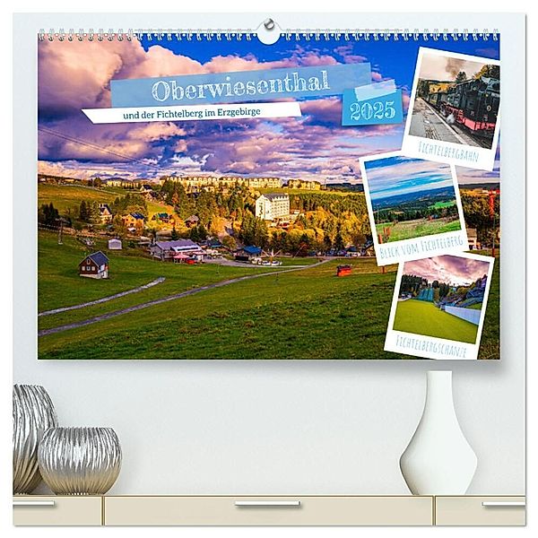 Oberwiesenthal und der Fichtelberg im Erzgebirge (hochwertiger Premium Wandkalender 2025 DIN A2 quer), Kunstdruck in Hochglanz, Calvendo, Marcus Beckert Fotografie