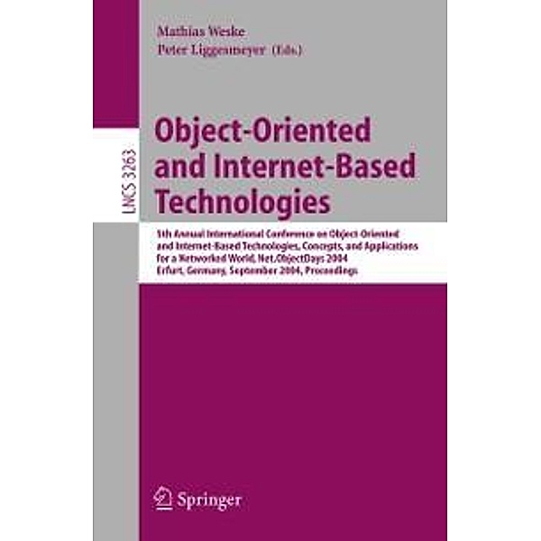 Object-Oriented and Internet-Based Technologies / Lecture Notes in Computer Science Bd.3263