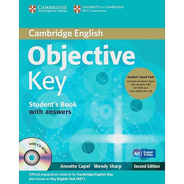 Objective Key: Student's Book Pack (Student's Book with answers with CD-ROM and 2 Class Audio CDs)